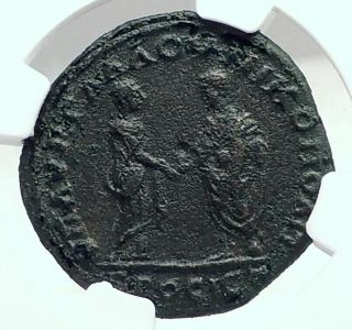 Caracalla & Plautilla Roman Marriage Ancient Nicopolis Roman Coin Ngc I77352