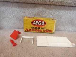 Vintage Bausteine Lego Garage Mit Automobile System Im Spiel Box Some Parts