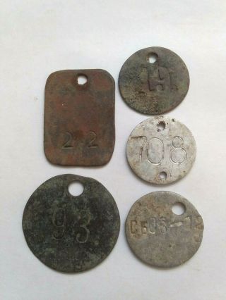 Ww1 Russian Empire,  Tags Manufacturers Of Boxes Of Ammunition