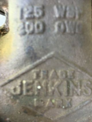 Vintage 1.  25 WSP/200 OWG Johnson Brothers Brass Valve 3