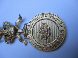 belgium belgian medal : order of the crown gold medal 2