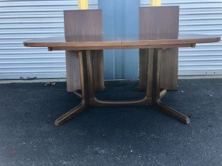 Vintage Danish Modern Rosewood Dining Table Gudme Mobelfabrik 4