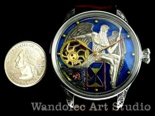 ROLEX Vintage Men ' s Wrist Watch Noble Design Mechanical Mens Wristwatch Swiss 11