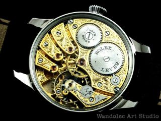 ROLEX Vintage Men ' s Wrist Watch Noble Design Mechanical Mens Wristwatch Swiss 7
