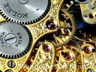 ROLEX Vintage Men ' s Wrist Watch Noble Design Mechanical Mens Wristwatch Swiss 8