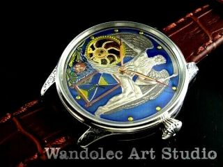 ROLEX Vintage Men ' s Wrist Watch Noble Design Mechanical Mens Wristwatch Swiss 9