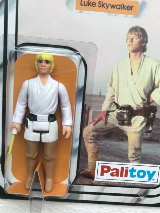 RETRO LUKE SKYWALKER FARM BOY TATOOINE ON STAR WARS 12 BACK PALITOY CARDBACK 2