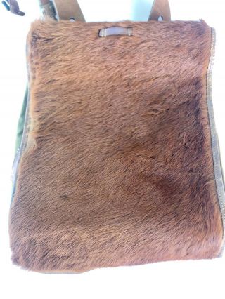 Wwii Ww2 German Pony Hair Pack,  Tornister Name And Marked