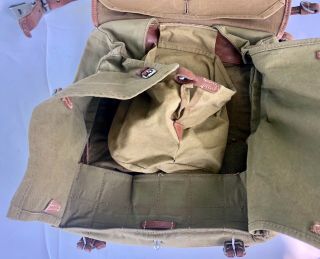 WWII WW2 German Pony Hair Pack,  Tornister Name and Marked 7