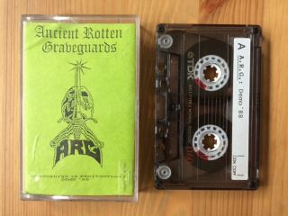 Ancient Rotten Graveyards A.  R.  G.  Heathenism In.  Death Metal Demo Tape Cassette