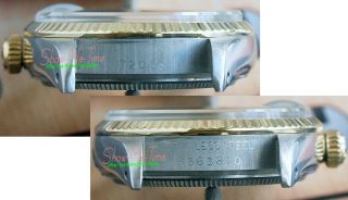 ROLEX TUDOR Prince OysterDate 72033 SS/14K Gold Roman Mid - Size 32mm Case 2824 - 2 9