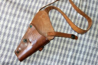 Rare Ww2 Us Navy Shoulder Holster By Boyt 43