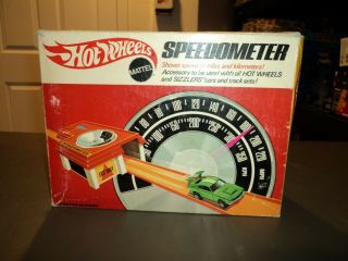 Vintage 1969 “hot Wheels” Speedometer Car Mattel Toy 6483 Rare Sizzlers