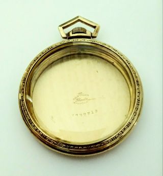 Vintage Illinois Size18s Pocket Watch Case 10k Gold Filled