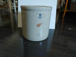 Three (3) Gallon Red Wing Crock No Lid