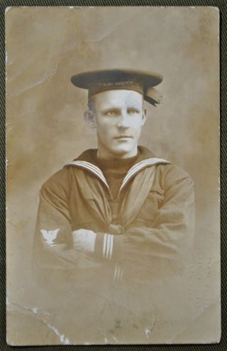 Wwi U.  S.  Named Sailor - U.  S.  S.  Mohican,  Rppc