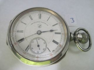 The Dueber Watch Co.  Pocket Watch With Dueber Silver Case