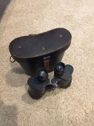 Rare Ww2 Dienstglas German Binoculars 7x50 1940 