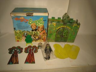 1974 Mego Wizard Of Oz Emerald City Playset With Wizard Complete Nmib