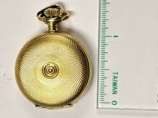 ROLLIE BY AREO POCKET WATCH PENDANT INCABLOC SWISS 17 JEWELS MINI HUNTER runs 7