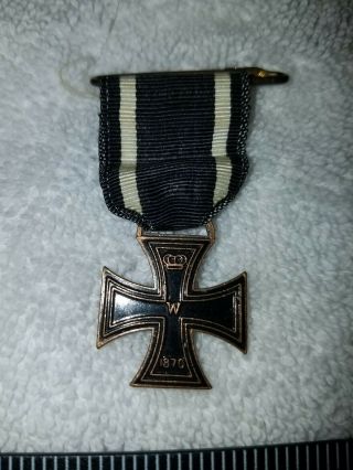 Imperial German Miniature Wwi Iron Cross 1870 ¿¿original??