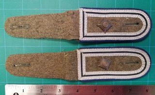 Ww2 German Rad Labor Corp Medical Shoulder Boards Straps Pair Insignia Patch