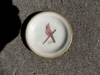 Antique 1926 St.  Louis Cardinals Souvenir Porcelain Dish World Series Baseball