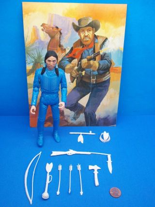 Marx (chief Red Cloud 7.  5 " W/ Accessories 7) Johnny West Best Of The West Kolt