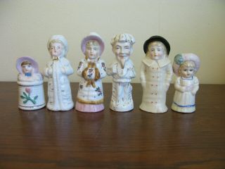 Antique Kate Greenaway Salt Pepper Shakers 3