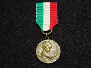 Italian Kingdom WWI Christmas Medal Palazzolo sull ' Oglio War Refugees 3