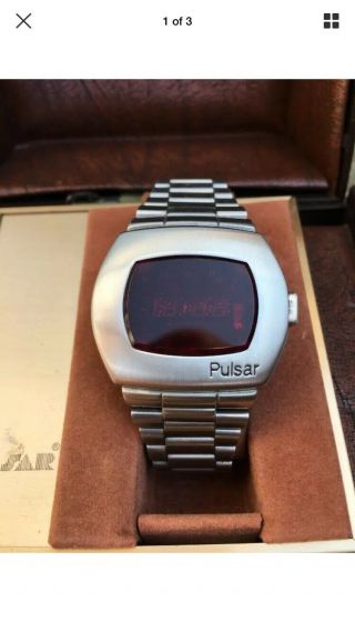 Vintage Pulsar P2 Led Watch Digital Time Computer