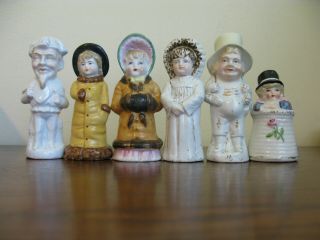 Antique Kate Greenaway Salt Pepper Shakers 7