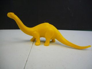 Vintage Marx Prehistoric Play Set Yellow Brontosaurus
