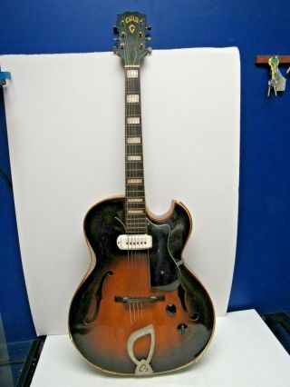 Vintage Guild 1956 Ce100 Hollow Body Electric Guitar - Restoration Project