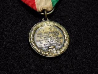 Italian Kingdom WWI 1918 Milan War Refugees Medal 2