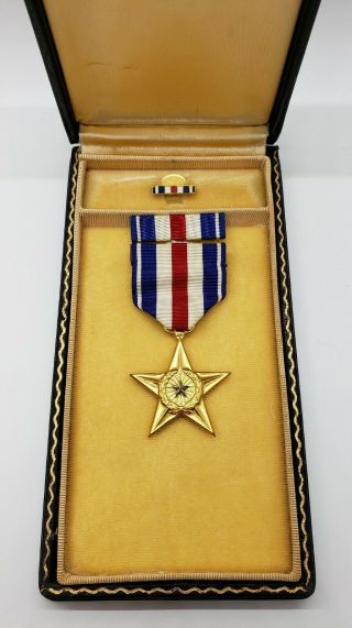 Ww2 Numbered Silver Star Medal Army