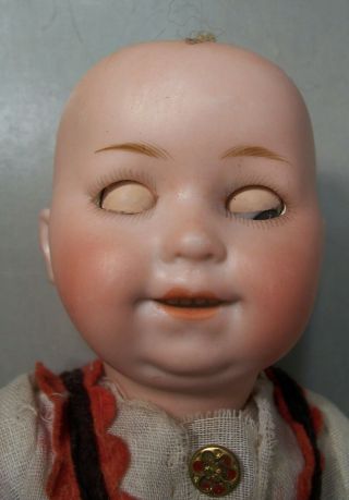 Hard - to - find 10 inch Goebel Googly Antique Doll - All - - No Damage 6