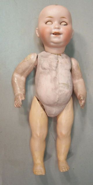 Hard - to - find 10 inch Goebel Googly Antique Doll - All - - No Damage 7