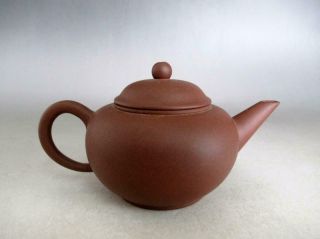 Chinese Pottery Teapot W/sign / Purple Clay/ Yixing/ 8807