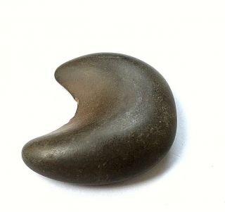 suiseki stone bonsai thai mekong river khong naga stone gems moon shape 28 g 2