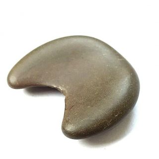 suiseki stone bonsai thai mekong river khong naga stone gems moon shape 28 g 4