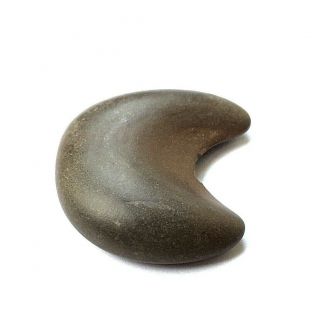 suiseki stone bonsai thai mekong river khong naga stone gems moon shape 28 g 5