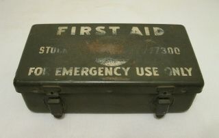 WW2 U.  S.  Army Jeep First Aid Kit 12 Unit Motor Vehicle 4
