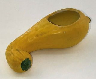 White Hall Pottery Illinois Stoneware Novelty Gouard Vegetable Shaped Planter