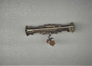 RARE WWI United States USMC MARINE CORPS Mothers Son in Service Pin FANCY BROOCH 2