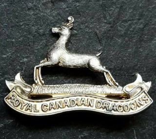 1915 Royal Canadian Dragoons Sterling Sweetheart Badge