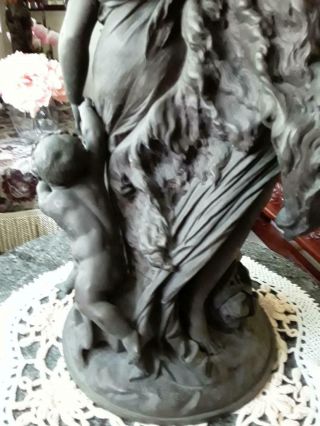 Antique Magnificent Bronze Statue Wine Goddess,  signed By Clodion,  Deniere 8