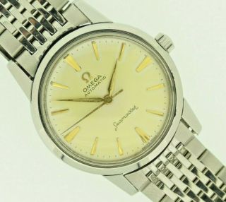 Vintage 1960 Mens Omega Seamaster Automatic Watch 14704 4 Sc Cal 591 Tropical