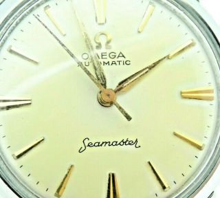 Vintage 1960 Mens Omega Seamaster Automatic Watch 14704 4 SC cal 591 Tropical 4