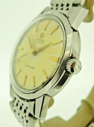 Vintage 1960 Mens Omega Seamaster Automatic Watch 14704 4 SC cal 591 Tropical 6